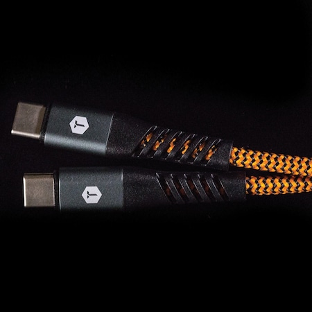 Toughtested 6-Foot Braided USB-C to USB-C Cable TT-FC6-C2C